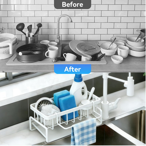 Lotgnimry countertop soap dispenser puts essentials within easy reach.
