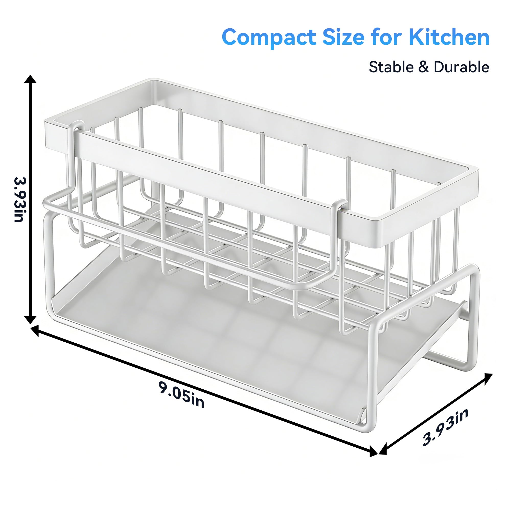 Lotgnimry kitchen storage rack maximizes countertop space in small homes.