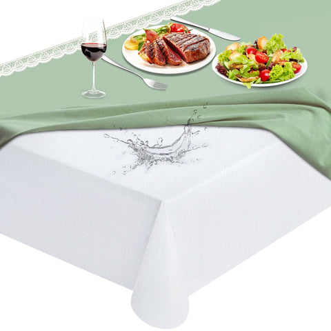 LotuFlor table pad waterproof surface protects tables from spills and stains.