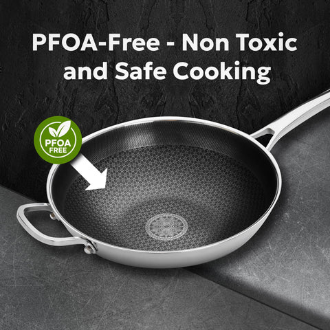 Lotus Homeclad Hybrid Wok Pan dishwasher-safe design simplifies cleanup after meals