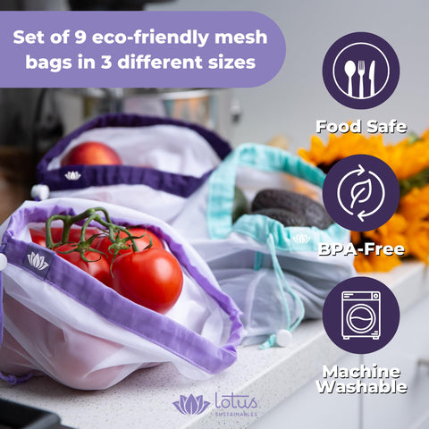 Lotus Trolley Bag breathable fridge storage demonstrates airflow for fresh produce