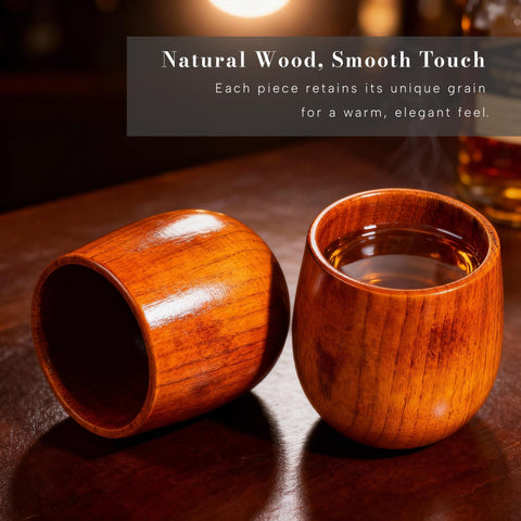 Lounbfun handcrafted oak grain detail highlights unique texture for premium feel.