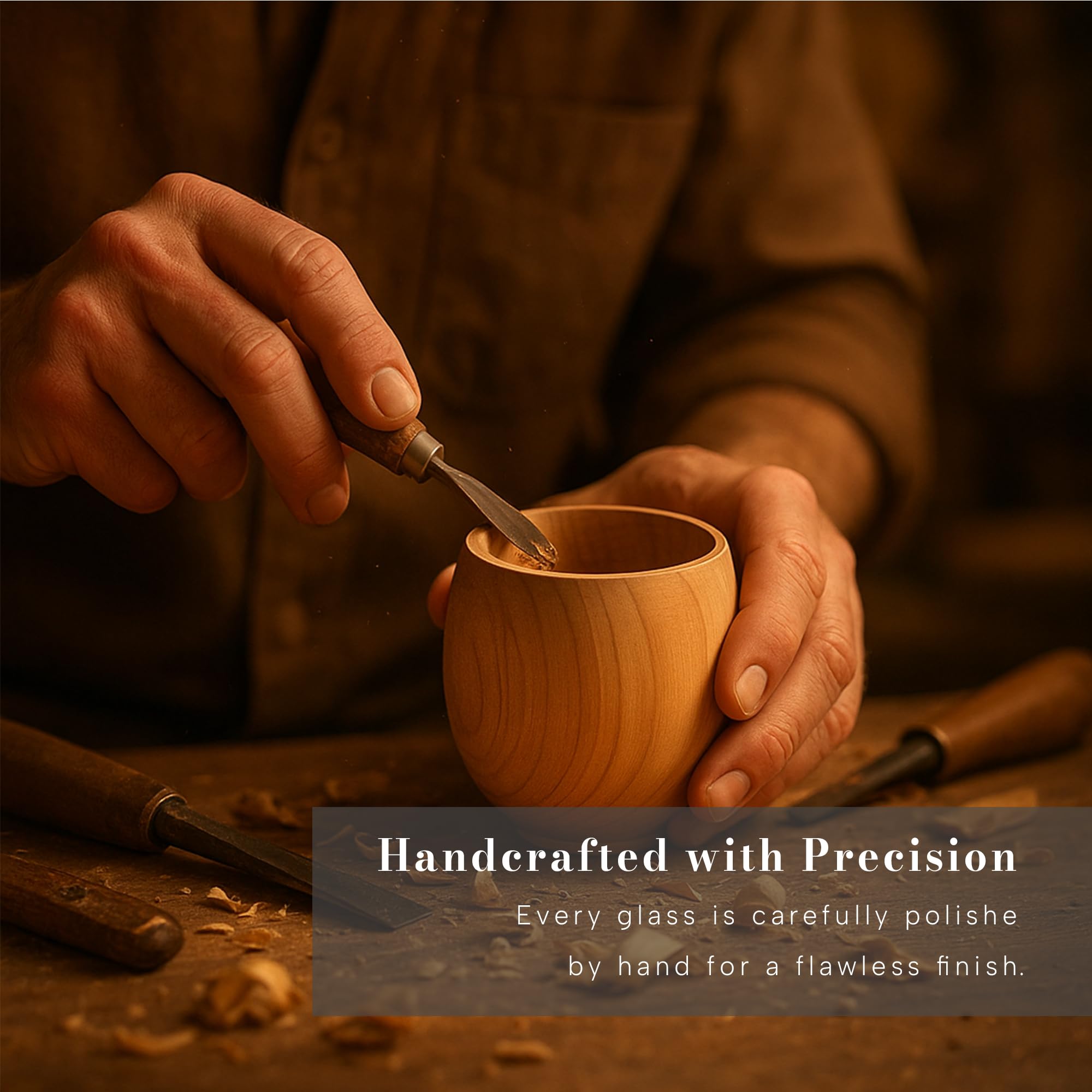 Lounbfun smooth hand-finish on each glass for comfortable grip.