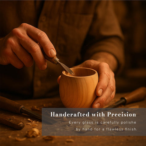 Lounbfun smooth hand-finish on each glass for comfortable grip.