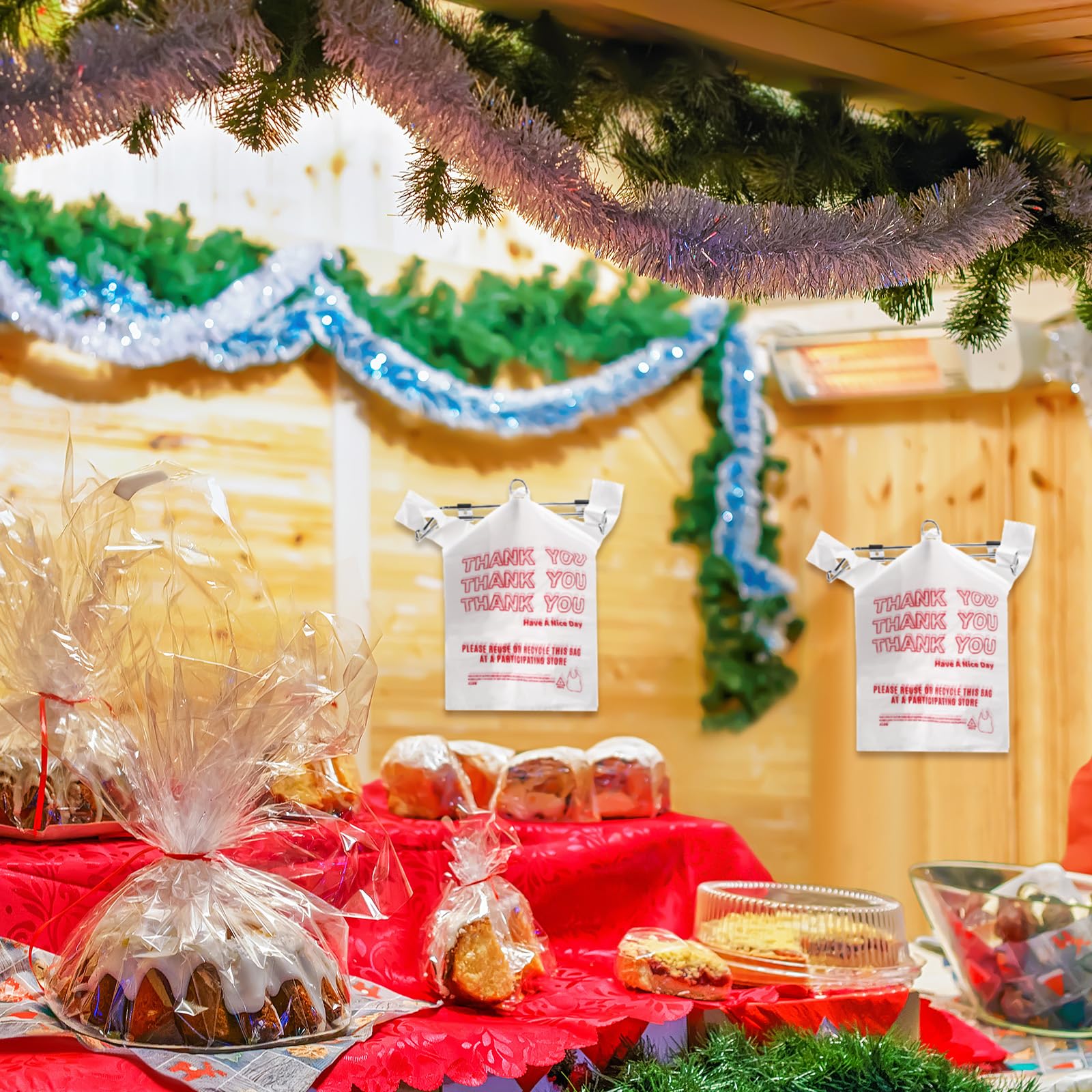 Lounsweer grocery-store counter setup using the organizer rack
