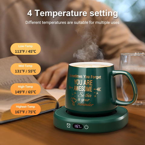 LOUTYTUO cup-size compatibility supports various mugs for diverse beverages