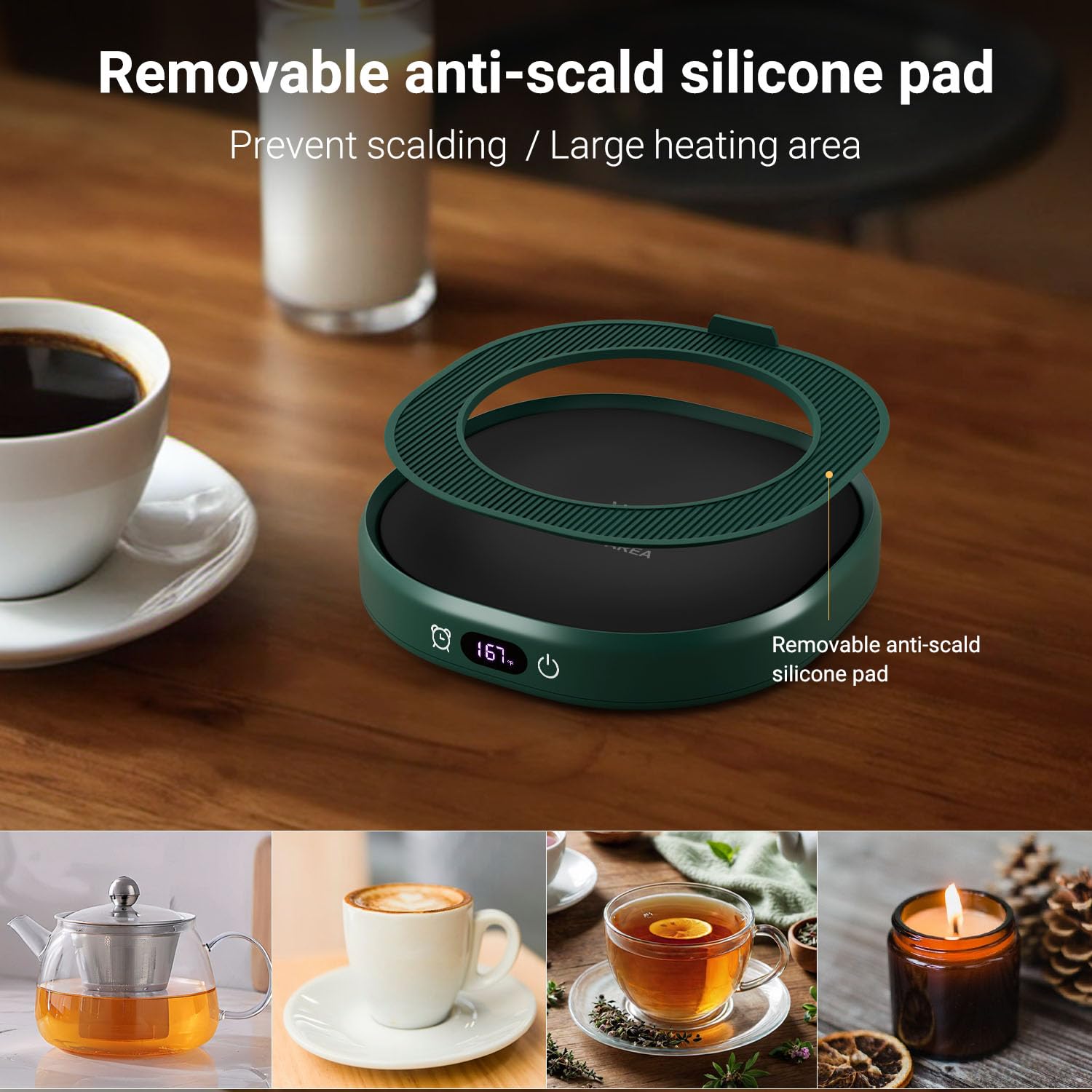 LOUTYTUO smart interface displays temperature for quick adjustments