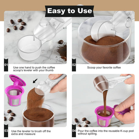 Lov Sprout scoop features a smooth, easy-clean surface for fast cleanup