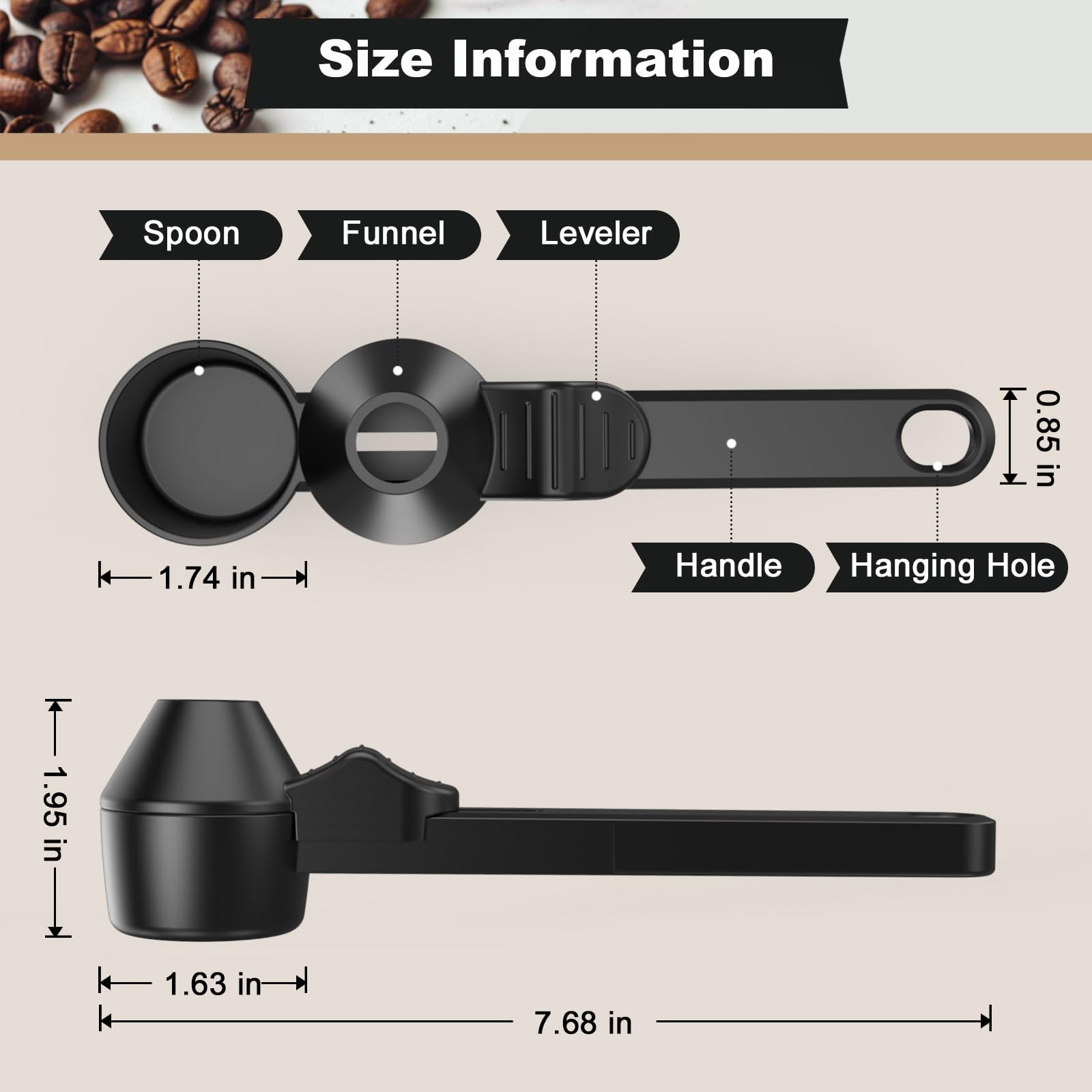 Lov Sprout refillable pod helper for precise grounds transfer.