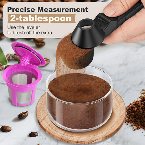 Lov Sprout spill-free fill design makes refilling reusable K-Cups neat.