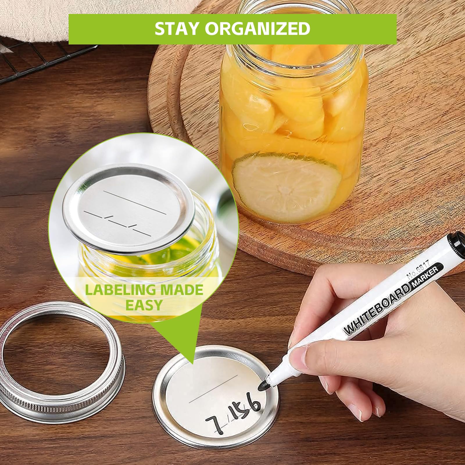 Love Moment silicone sealing ring provides reliable airtight seal around regular mouth lids