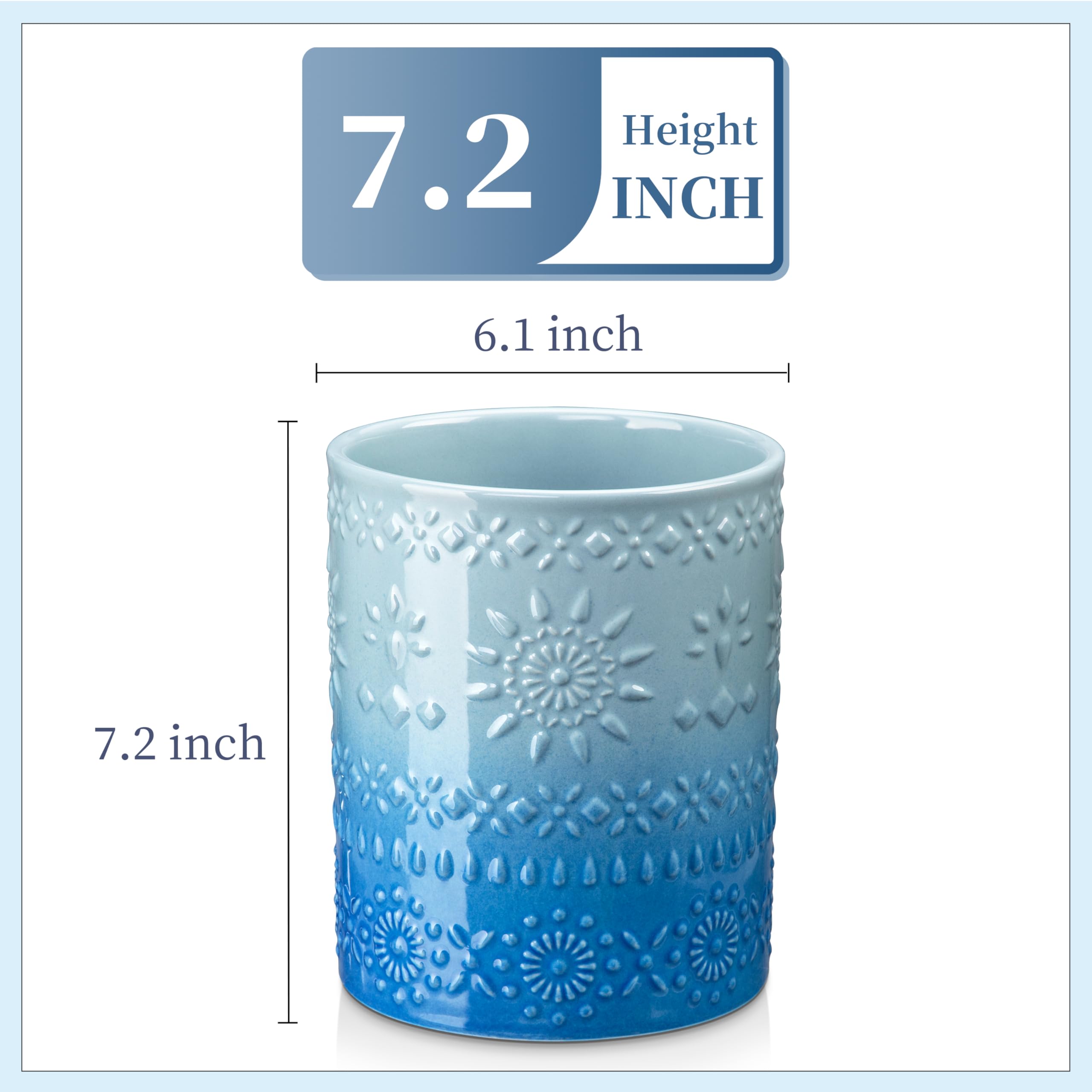 LOVECASA ceramic base provides sturdy stability for busy kitchens.