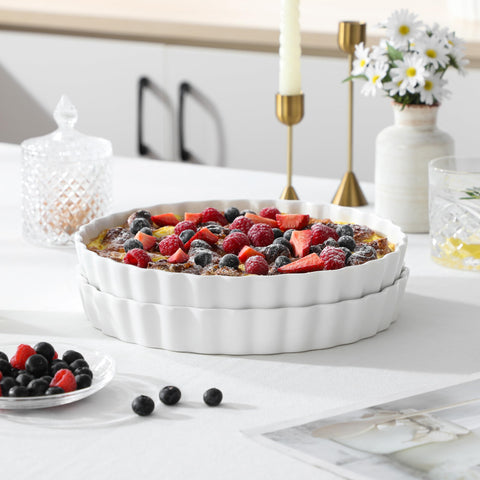 LOVECASA durable ceramic with scratch-resistant glaze preserves flavor