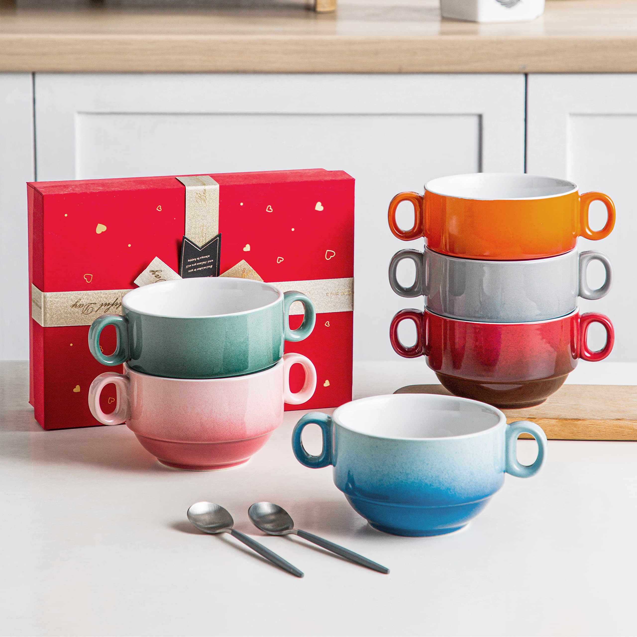 LOVECASA gift-ready colorful bowls for holidays and housewarmings