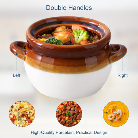 LOVECASA lid keeps food warm and prevents spills during serving.