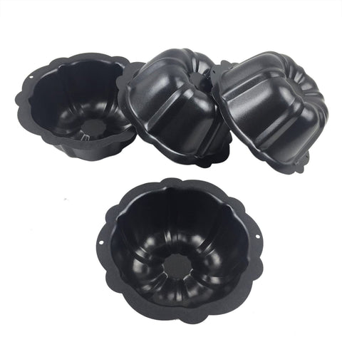 LoveDeal 4-inch mini fluted cake pan set for easy release and even baking.