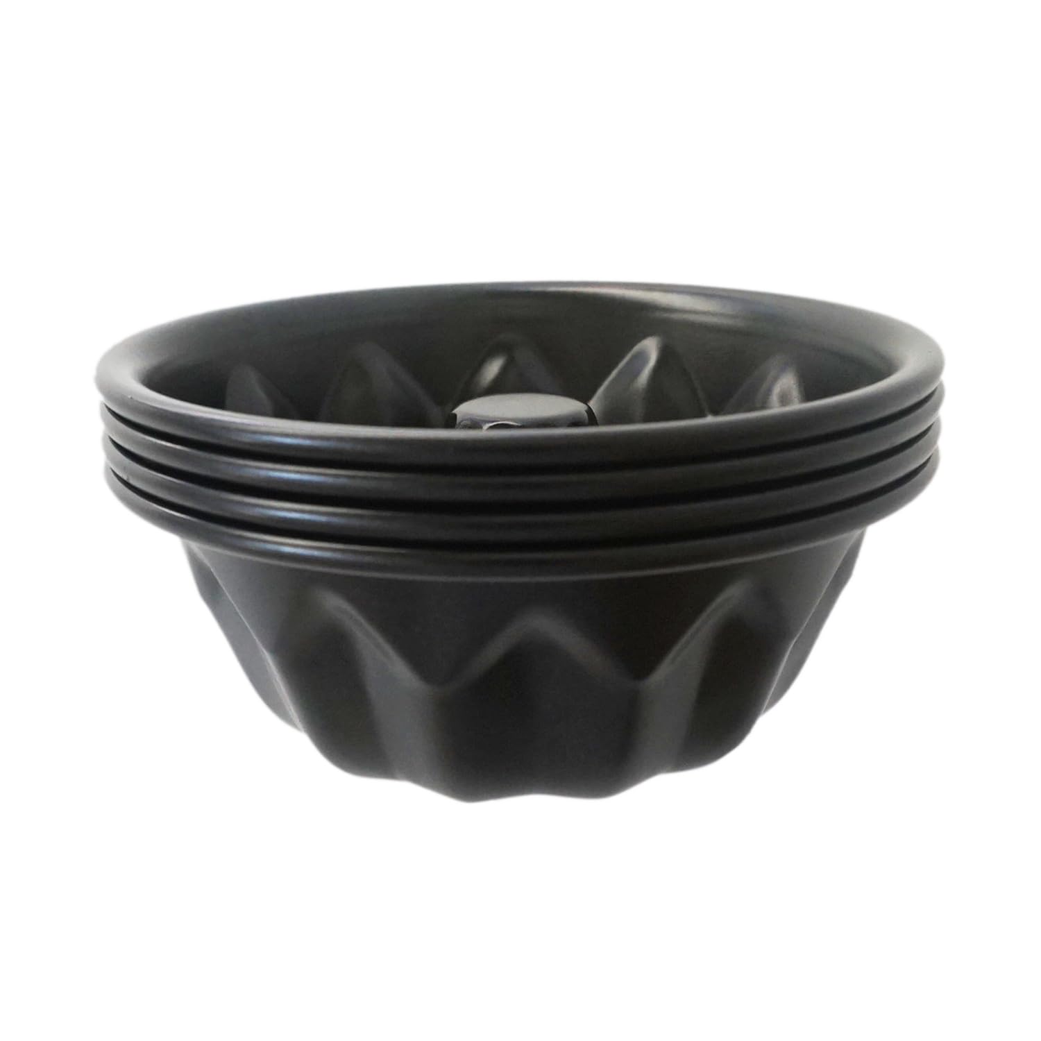 LoveDeal mini fluted cake pan 4-inch set, oven safe up to 446°F.