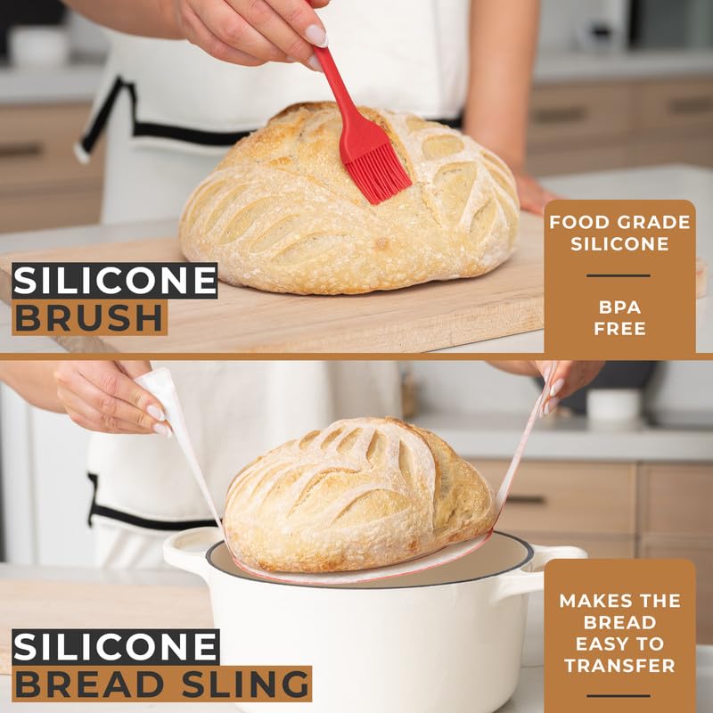 LoveHaven banneton 10-inch oval bread-proofing basket for generous bakery-style loaves.