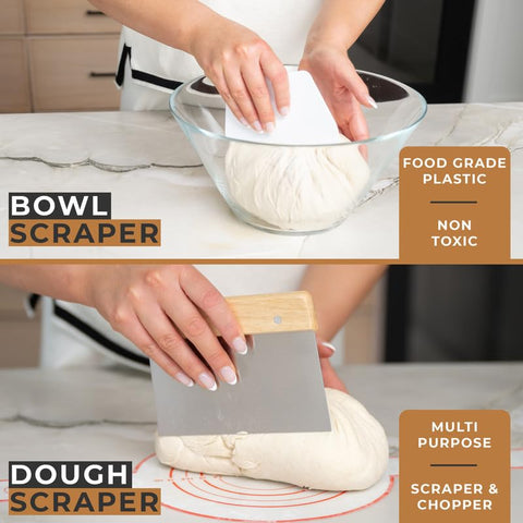 LoveHaven dough scraper for clean, precise dough handling.