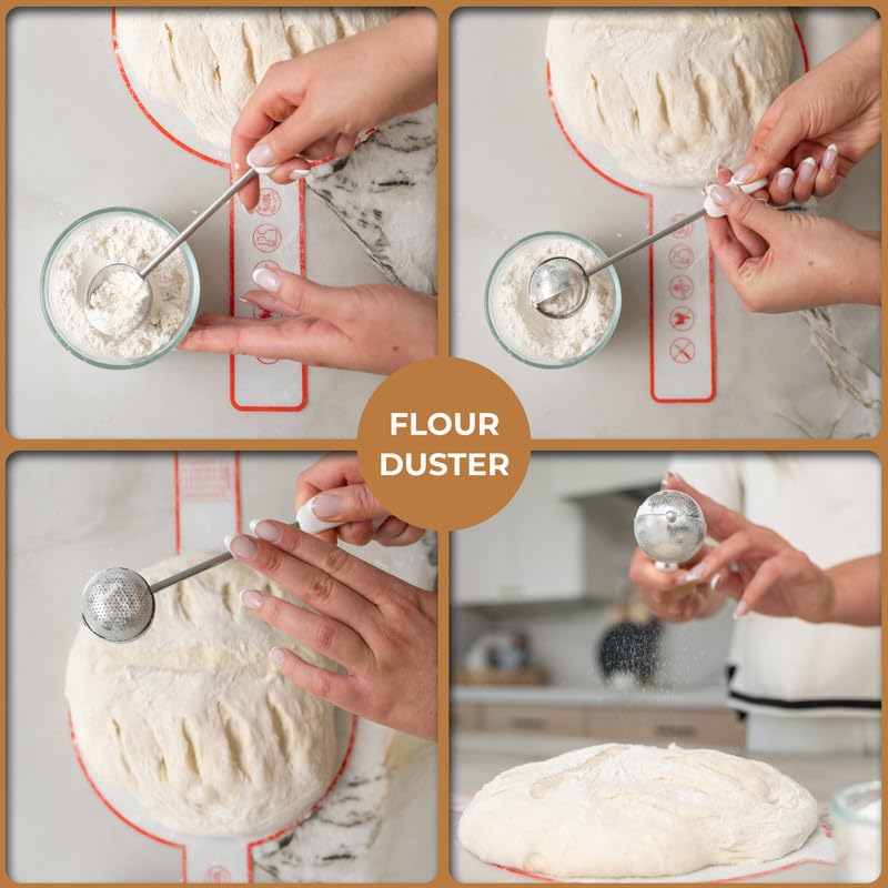 LoveHaven dough whisk for smooth, lump-free dough mixing.