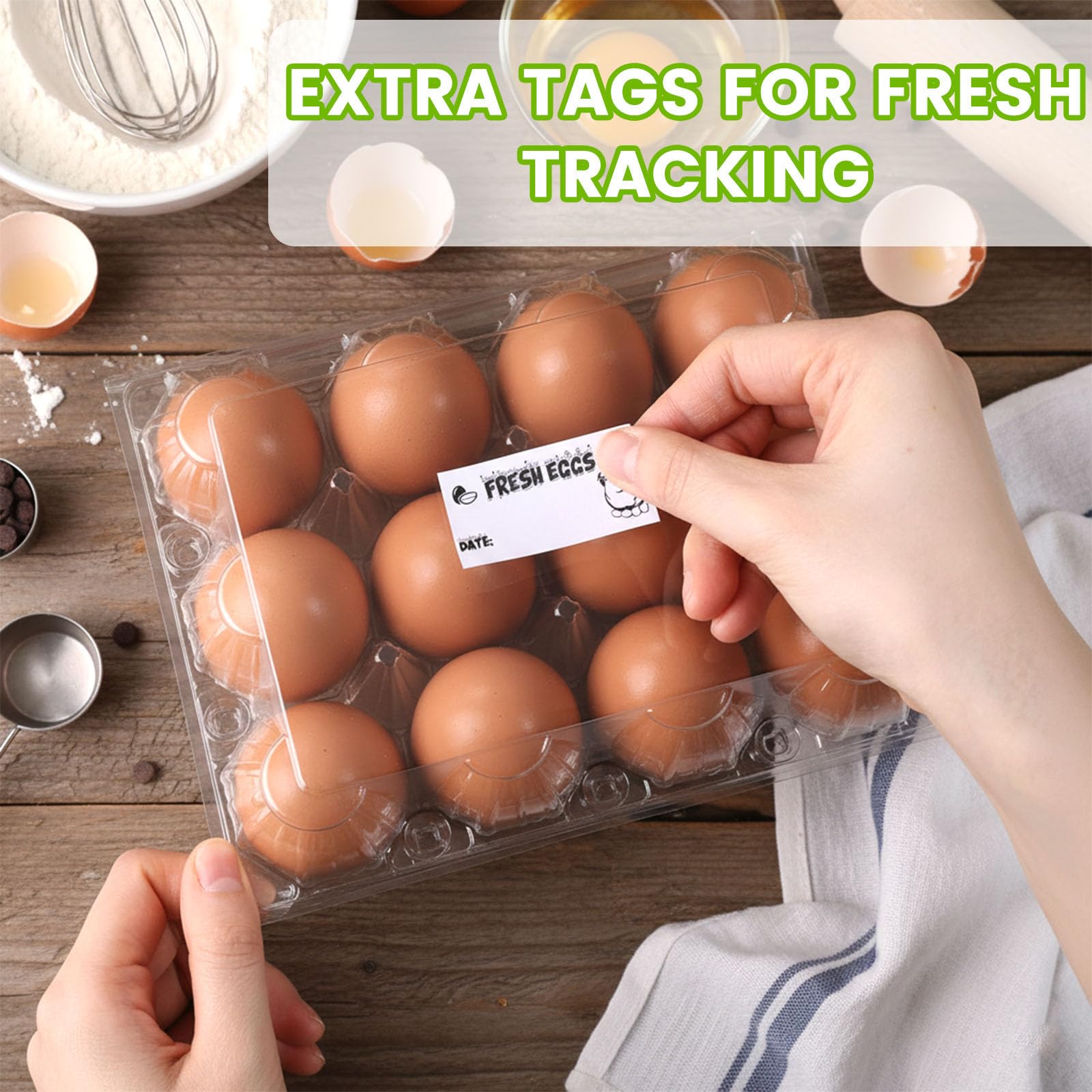 LOVEINUSA egg carton market-ready packaging for neat multi-egg displays