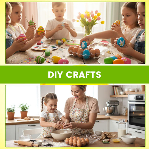 LOVEINUSA egg carton stacking-friendly design supports neat bulk storage