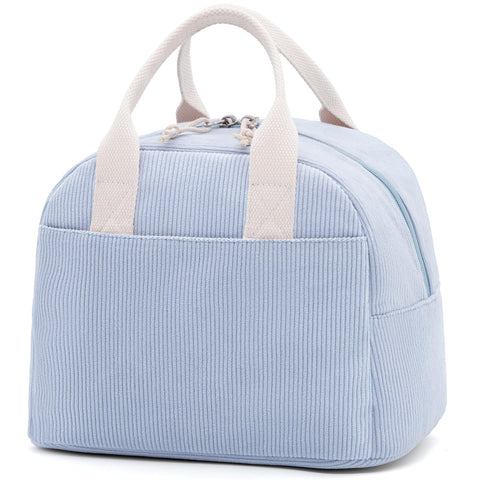LOVELYWIND insulated cloud-blue lunch bag keeps meals fresh on the go.
