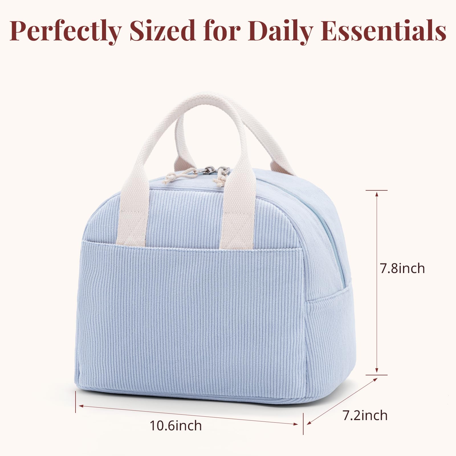 LOVELYWIND aluminum lining enhances insulation for longer-lasting freshness.