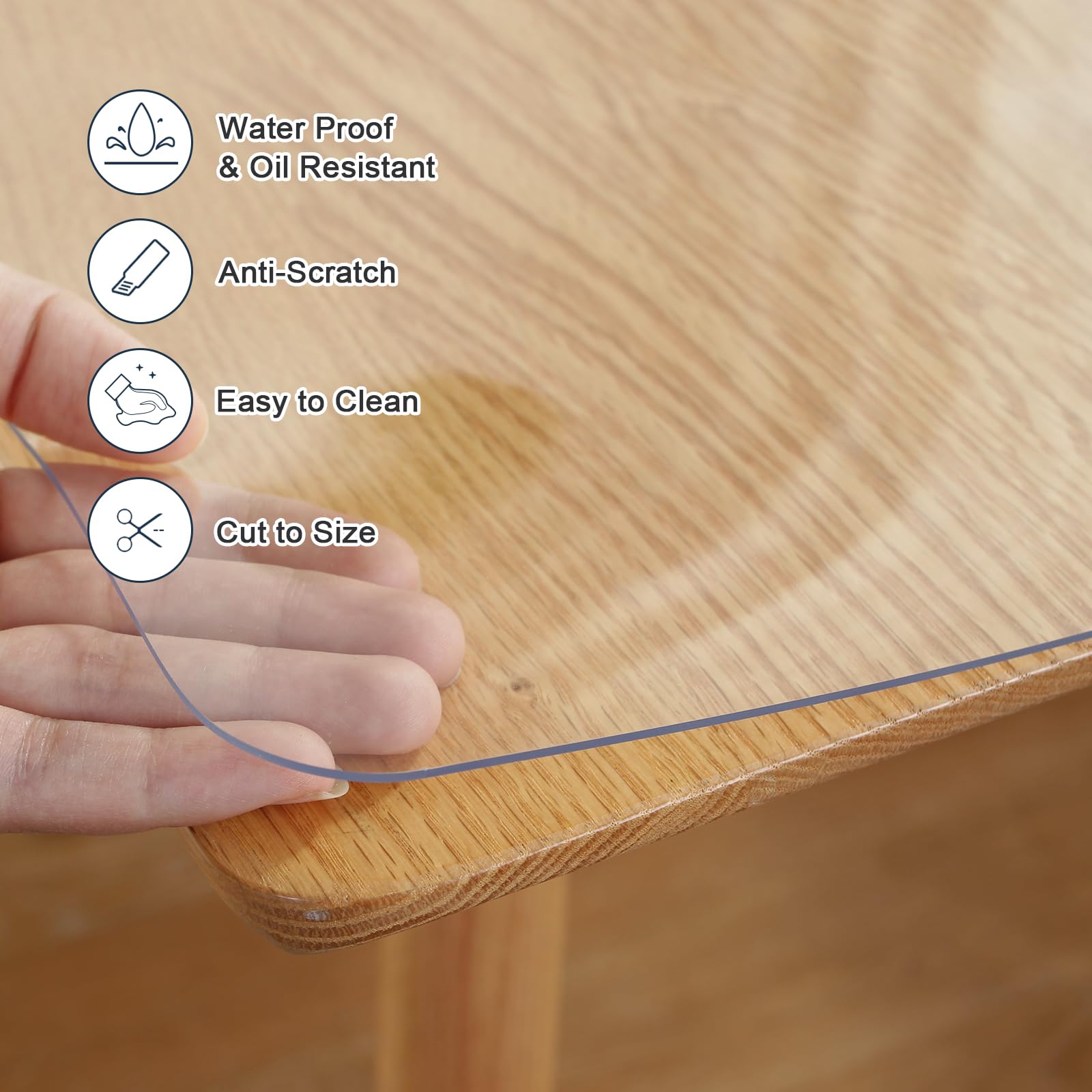 LovePads waterproof dresser top cover showing wipe-clean surface