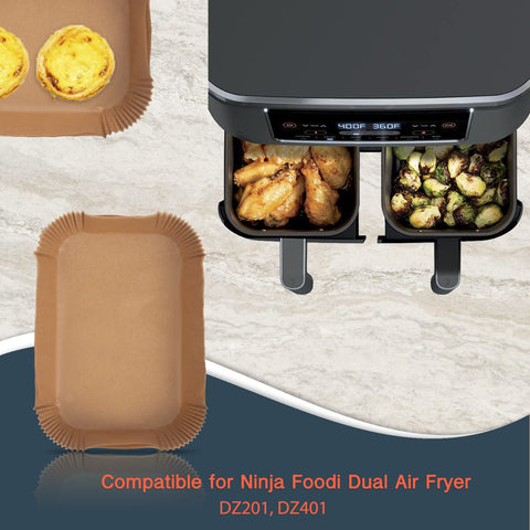 Loveuing non-stick parchment liner keeps foods from sticking during baking.