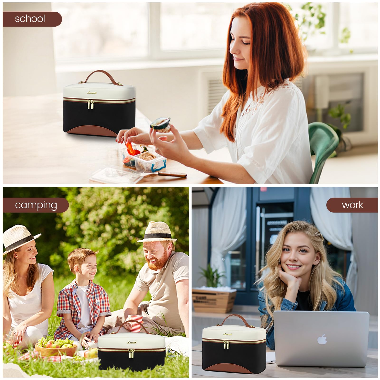 LOVEVOOK easy-clean design helps wipe spills quickly after lunch.