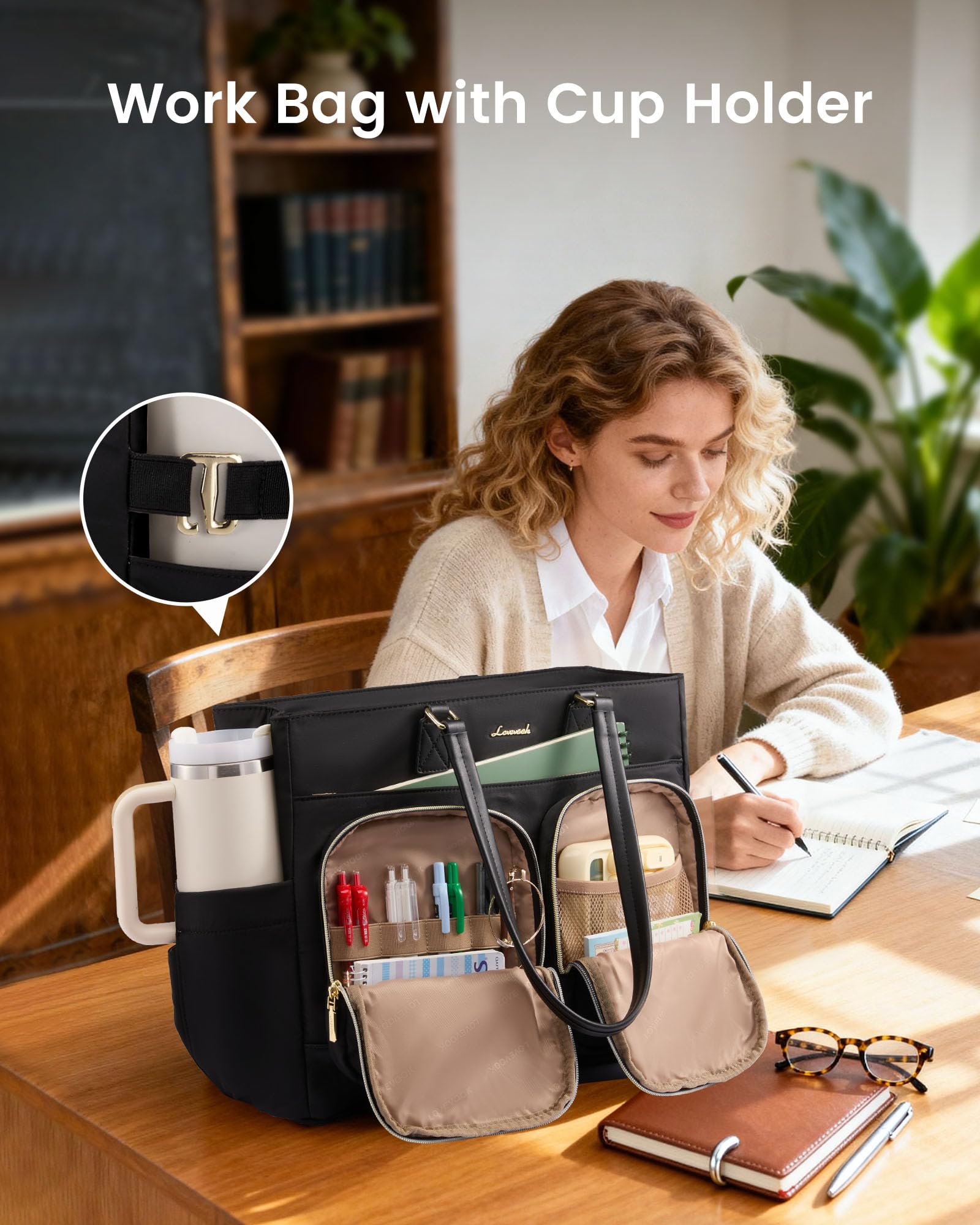 LOVEVOOK Laptop sleeve protects a 15.6-inch device during daily commutes