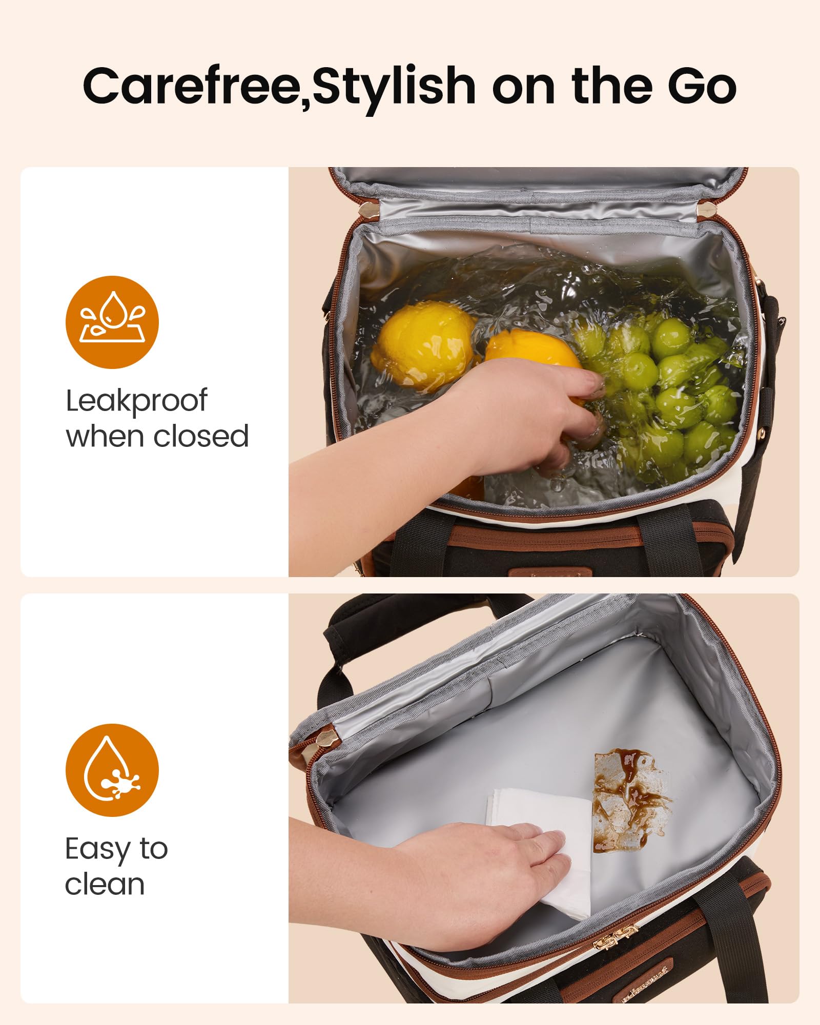 LOVEVOOK adjustable shoulder strap for comfortable, customizable carrying.