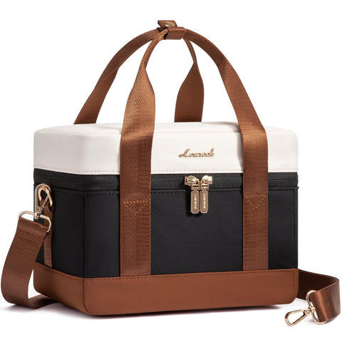 LOVEVOOK insulated lunch box front view, sleek professional design for daily meals.