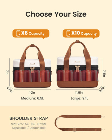 LOVEVOOK lunch bag interior with PEVA lining for quick cleaning after meals.