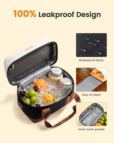 LOVEVOOK lunch bag with adjustable strap for versatile carrying options.