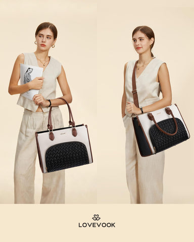 LOVEVOOK versatile tote for work, school, travel, and daily errands.
