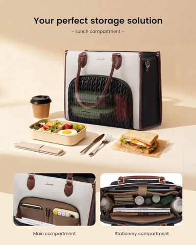 LOVEVOOK teacher-front pocket keeps pens and notes within easy reach.