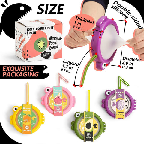 Lovfult fridge organization 4-piece set helps reduce clutter and waste