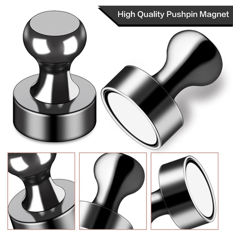 LOVIMAG compact magnets leave space on boards for visibility