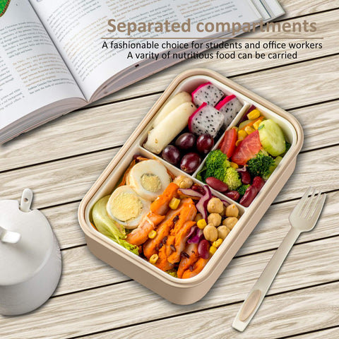 LOVINA bento box with spoon and fork included.