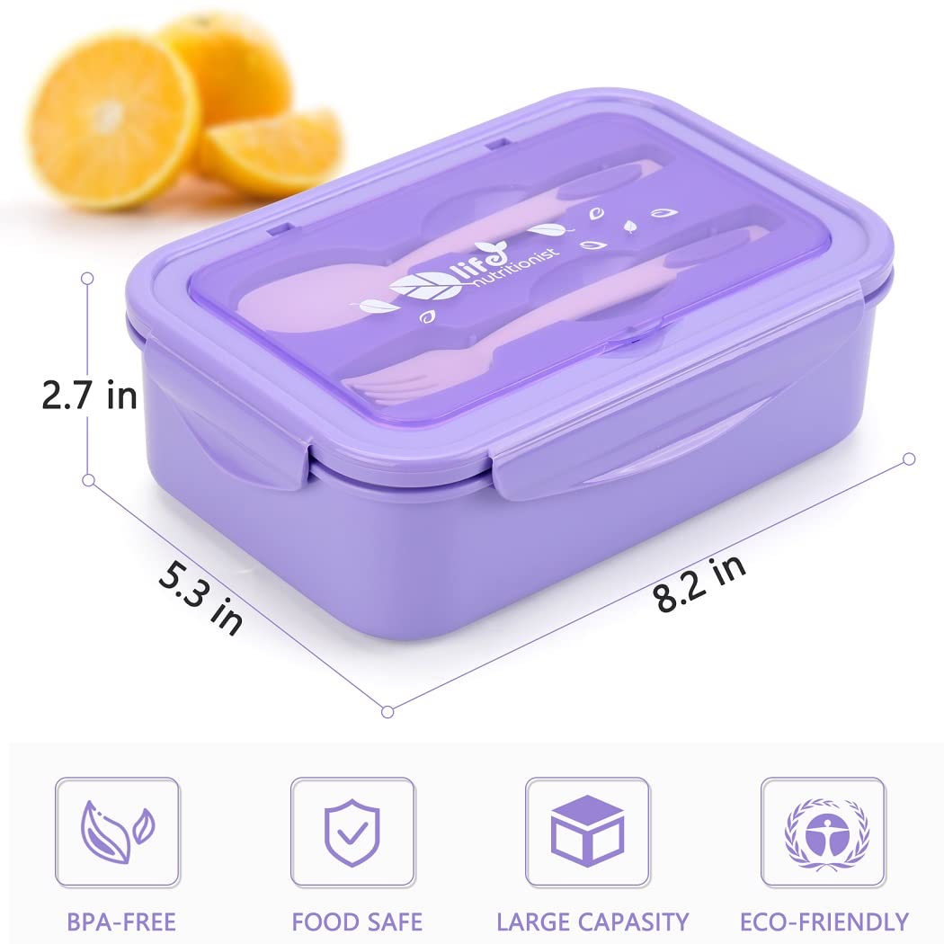 LOVINA bento box three compartments for balanced meals on the go