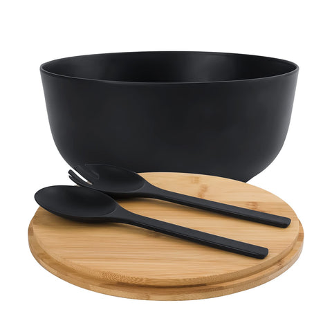 LOVYANXUE bamboo lid on salad bowl keeps food fresh and covered