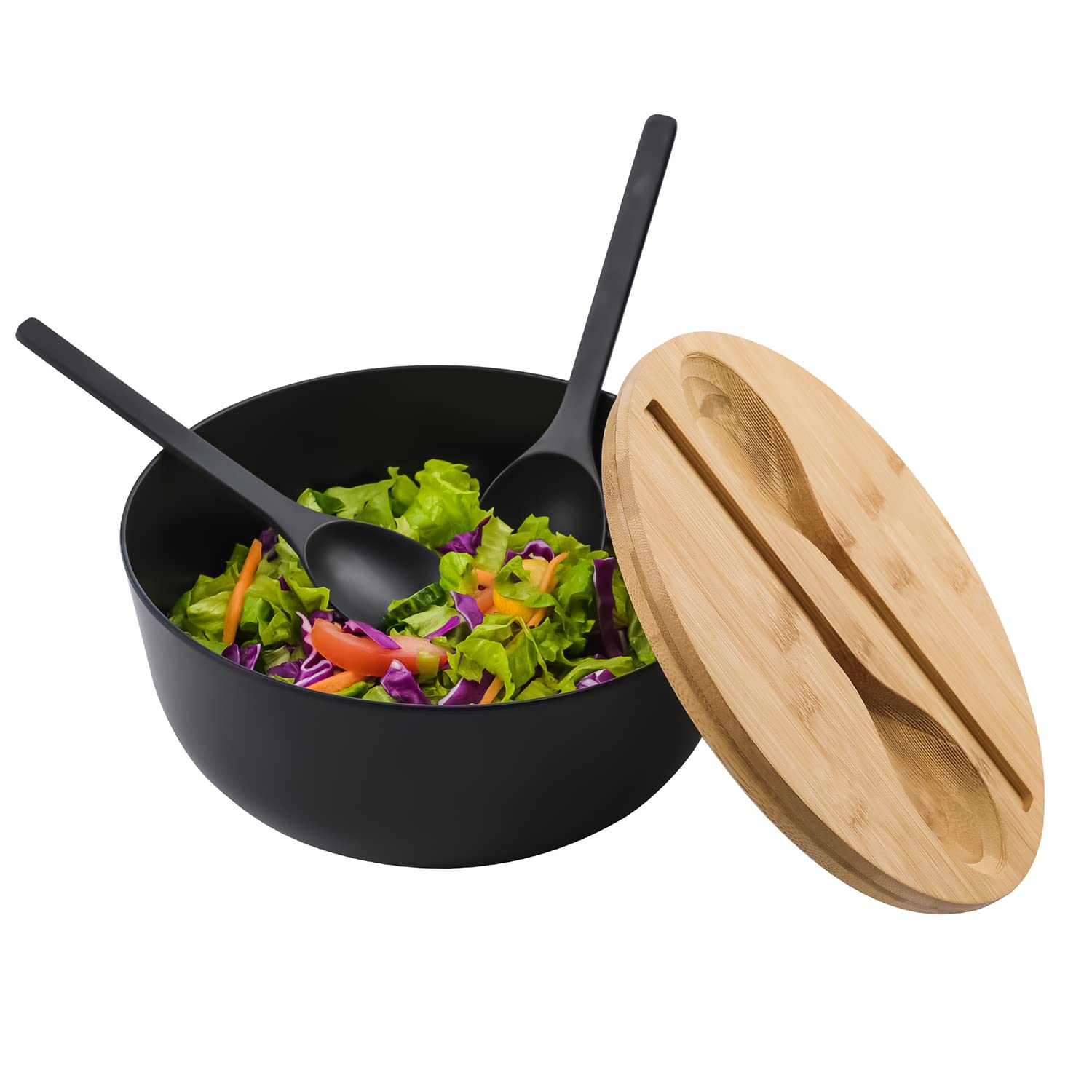 LOVYANXUE close-up of natural bamboo lid emphasizing sustainable materials