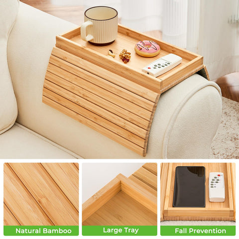 LOVYANXUE easy-clean bamboo surface wipes clean after use.