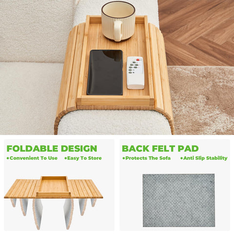 LOVYANXUE EVA non-slip pad back stabilizes the tray safely.