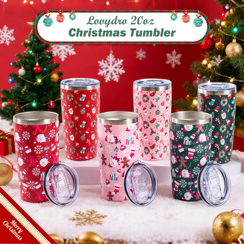 Lovydro insulated 20oz tumbler preserves temperature during commutes.