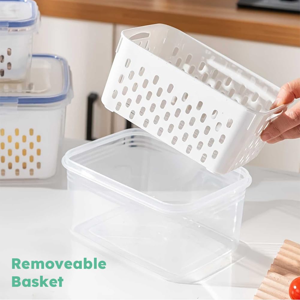 Loyanger large basket with bottom drain for quick drying.