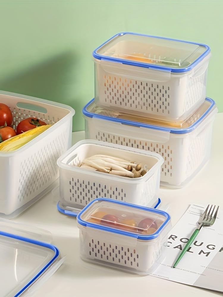 Loyanger L-size set helps keep fridge organized and accessible.