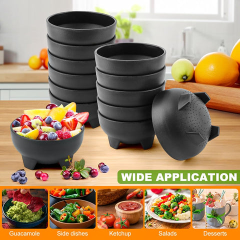 Loyanger salsa serve dish keeps guacamole fresh and easy to pass around